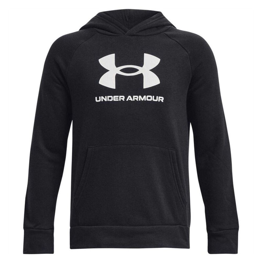 Under Armour Boys Rival Big Logo Fleece Hoodie / Black